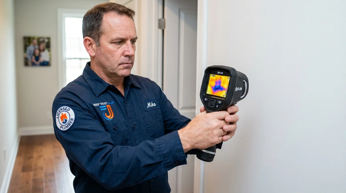 Thermal imaging leak detection by Johns Plumbing LLC in Hopkinsville